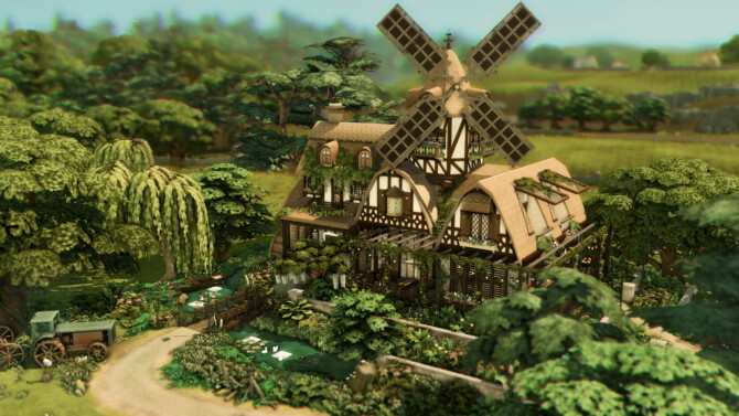 Sims 4 Flower Cottage by plumbobkingdom at Mod The Sims 4