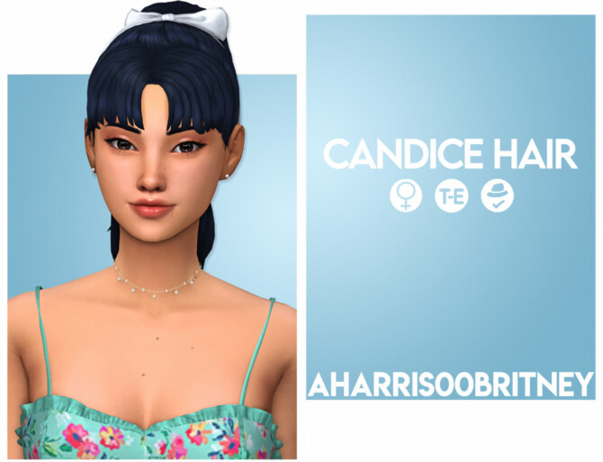 Sims 4 Candice Hair at AHarris00Britney