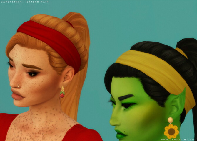 Sims 4 SKYLAR HAIR at Candy Sims 4