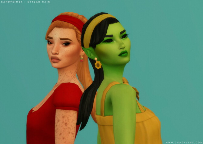Sims 4 SKYLAR HAIR at Candy Sims 4
