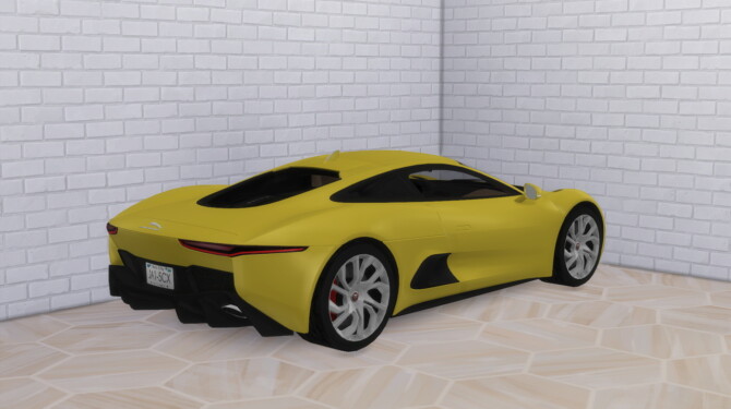 Sims 4 2015 Jaguar C X75 at Modern Crafter CC