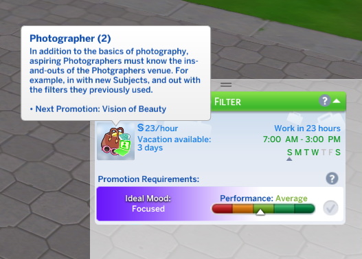 Sims 4 Active Photographer Career by simawhimhot