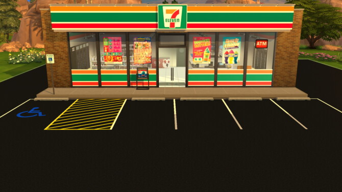 Sims 4 7 Eleven Gas Station by jctekksims at Mod The Sims 4