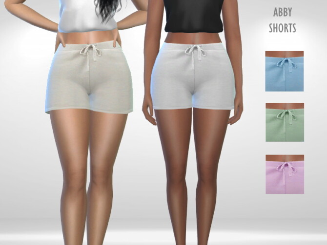 Sims 4 Abby Shorts by Puresim at TSR