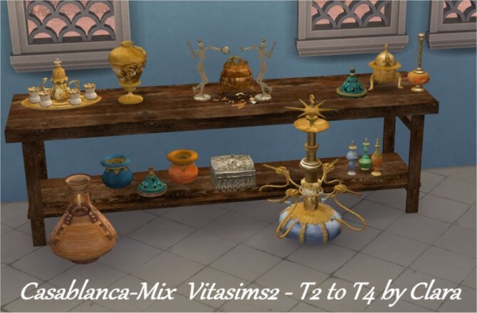Sims 4 Casablanca Mix Vitasims ts2 to ts4 Conversion by Clara at All 4 Sims
