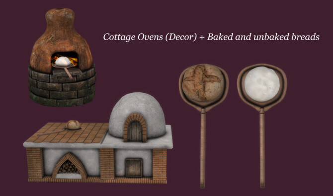 Sims 4 Cottage Ovens & Beehives at Leo Sims