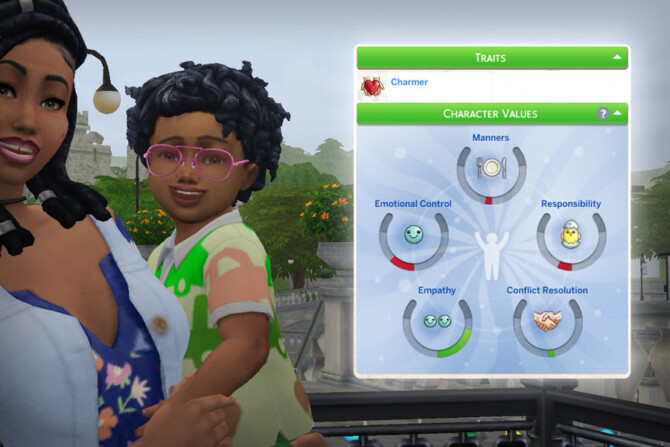 Sims 4 Character Values Overhaul by tyjokr at Mod The Sims 4