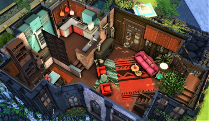 Sims 4 Molly’s Lodge at Qube Design