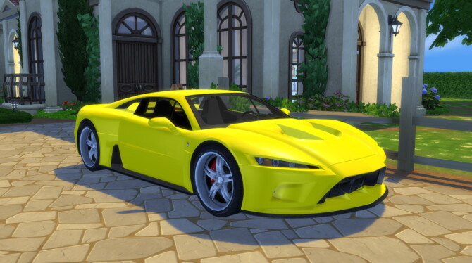 Sims 4 2014 Falcon F7 at Modern Crafter CC
