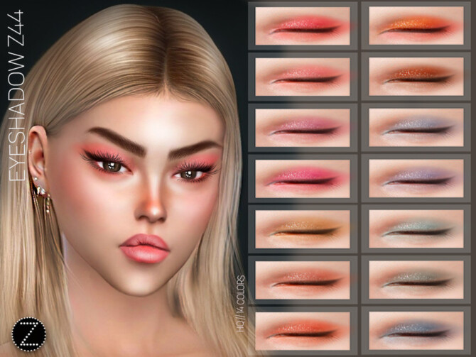 Sims 4 EYESHADOW Z44 by ZENX at TSR