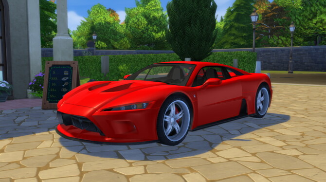 Sims 4 2014 Falcon F7 at Modern Crafter CC