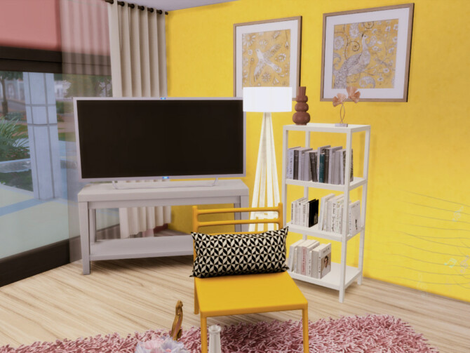 Sims 4 Pastella Livingroom by GenkaiHaretsu at TSR