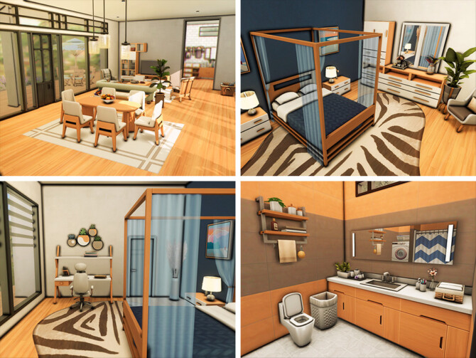 Sims 4 Summer Road house by xogerardine at TSR