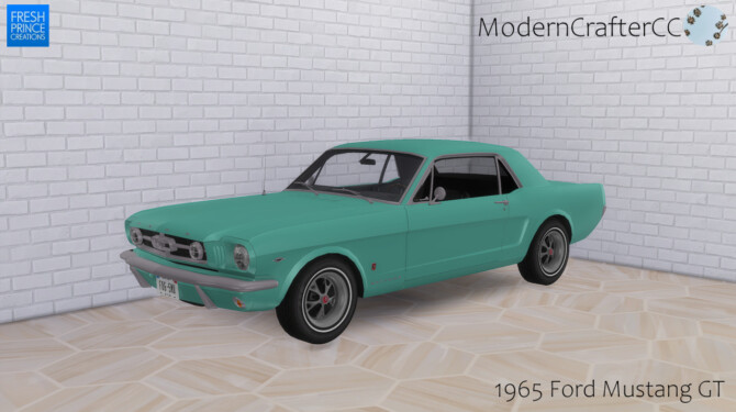Sims 4 1965 Ford Mustang GT at Modern Crafter CC