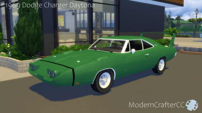 Sims 4 1969 Dodge Charger Daytona at Modern Crafter CC