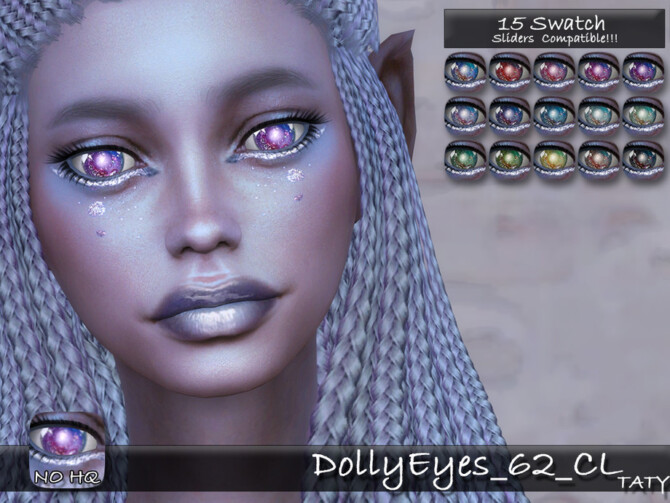 Sims 4 Dolly Eyes 62 CL by tatygagg at TSR