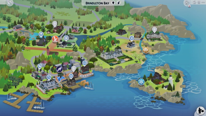 Sims 4 Brindleton Bay | Reinvented World at MikkiMur