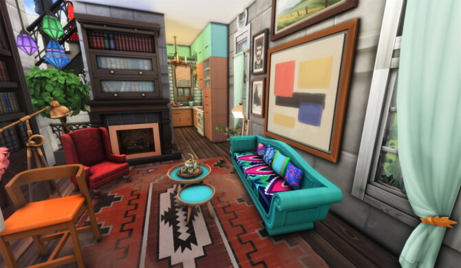 Sims 4 Rindle Rose Mill at Qube Design