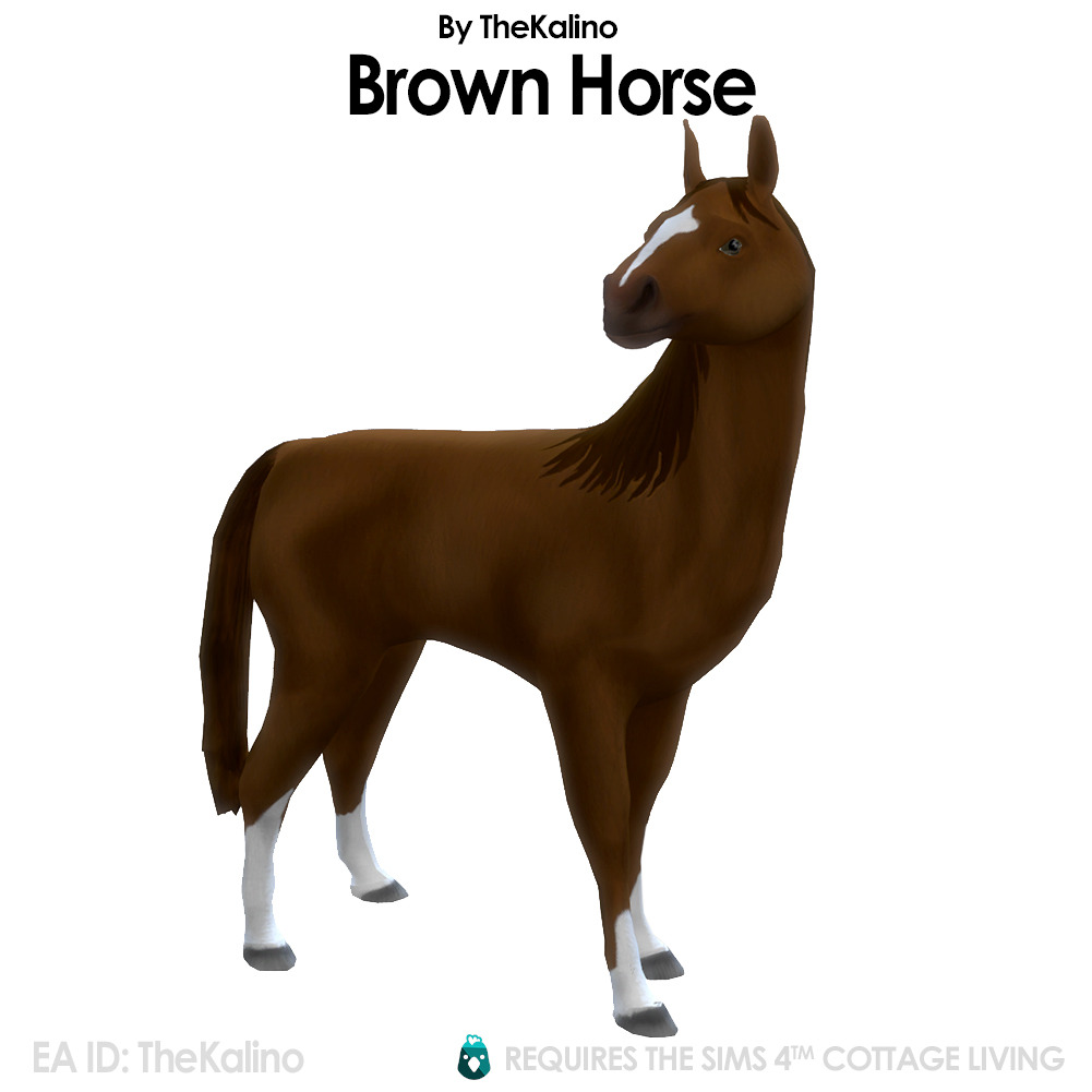 Horses for Cottage Living at Kalino » Sims 4 Updates