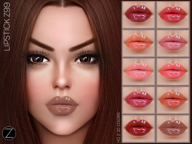 Sims 4 LIPSTICK Z99 by ZENX at TSR