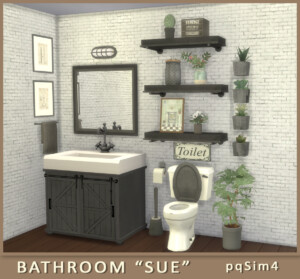 Sue bathroom at pqSims4