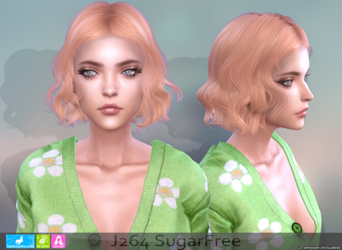 Sims 4 J264 SugarFree hair at Newsea Sims 4