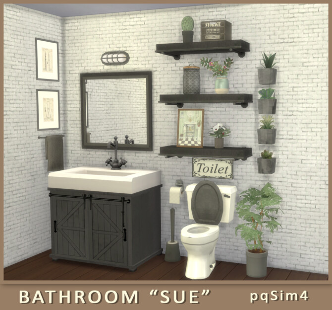 Sims 4 Sue bathroom at pqSims4