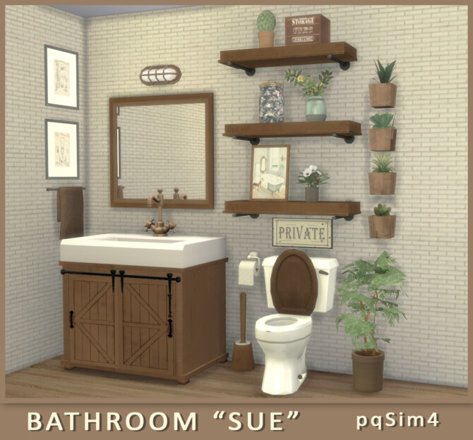 Sims 4 Sue bathroom at pqSims4