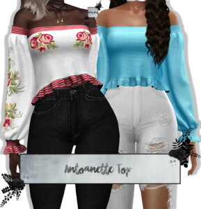 Antoanette Top at Lumy Sims