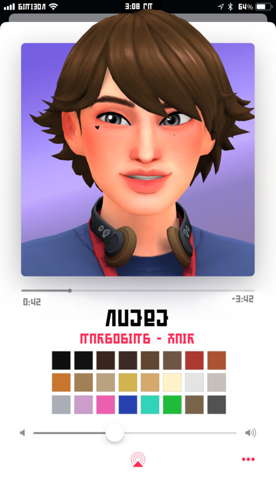 Sims 4 Nuebe hair at Marso Sims