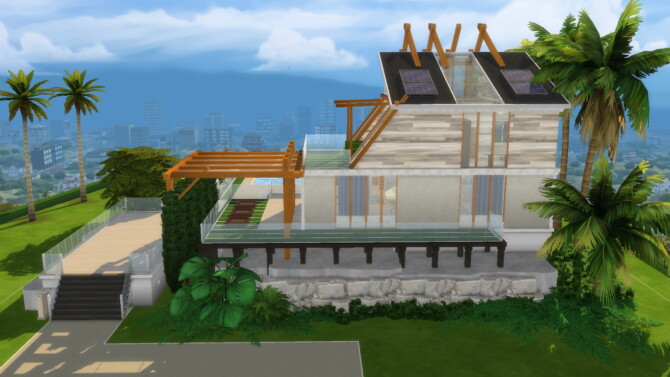 Sims 4 Eco House by plumbobkingdom at Mod The Sims 4