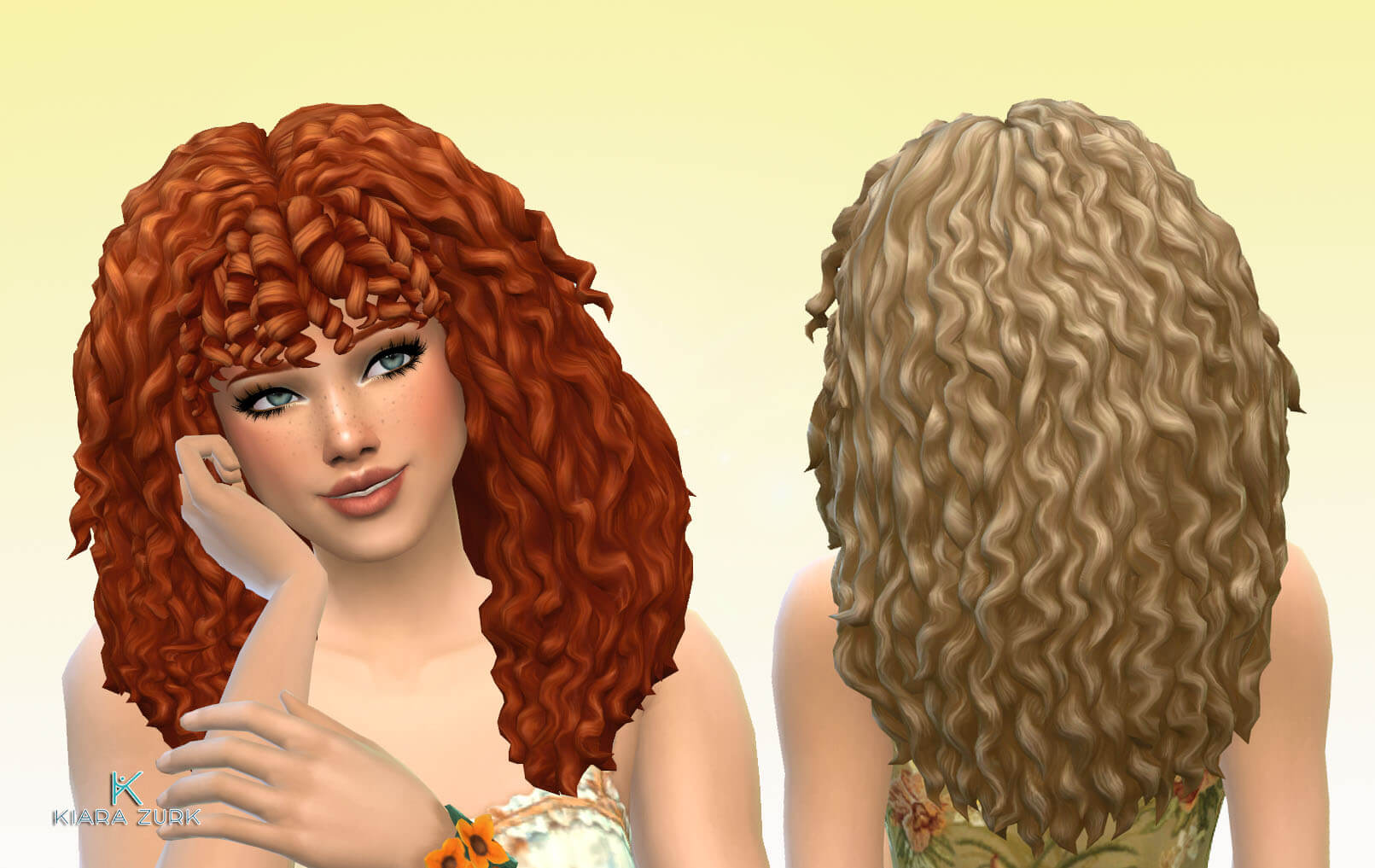 Sandra Curls at My Stuff Origin » Sims 4 Updates