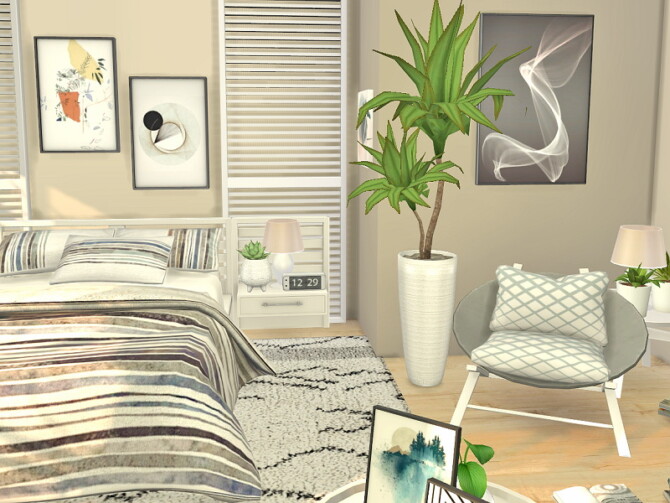 Sims 4 Bedroom Miami by Flubs79 at TSR