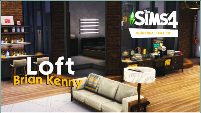Sims 4 LOFT BRYAN KENNY at RUSTIC SIMS
