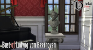 Bust of Ludwig van Beethoven at Virelai