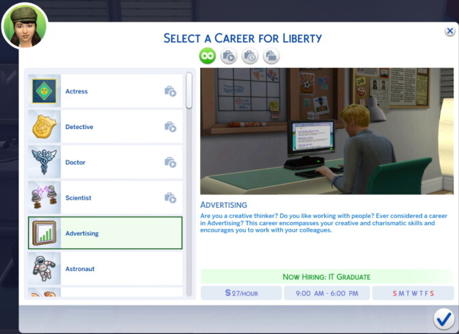 Sims 4 Advertising Career by missyhissy at Mod The Sims 4