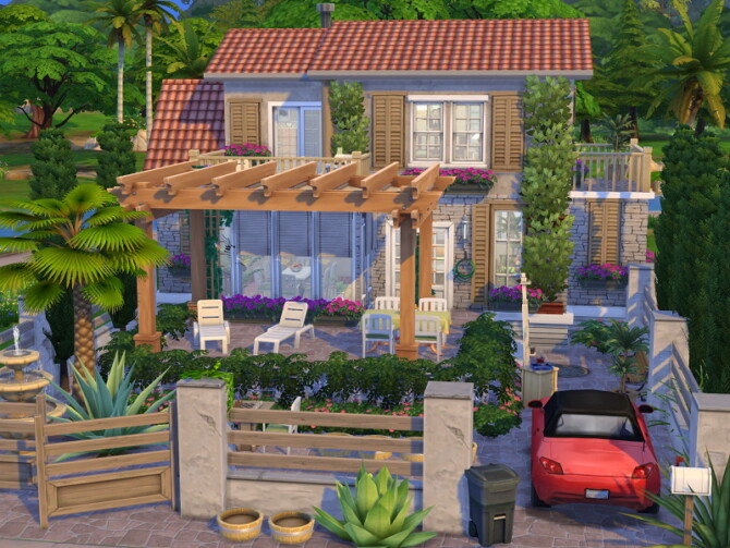 Sims 4 Summer House by Flubs79 at TSR