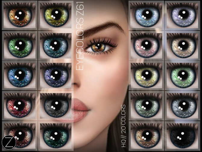 Sims 4 EYECOLORS Z61 by ZENX at TSR