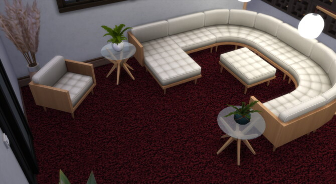 Sims 4 Autumn Serenity Long Berber Cut Carpet by Wykkyd at Mod The Sims 4
