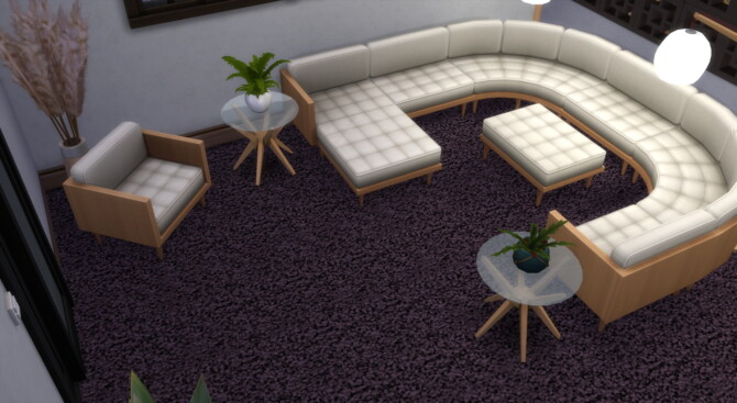 Sims 4 Autumn Serenity Long Berber Cut Carpet by Wykkyd at Mod The Sims 4