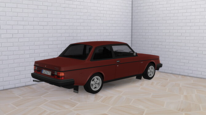 Sims 4 1982 Volvo 242 Turbo at Modern Crafter CC