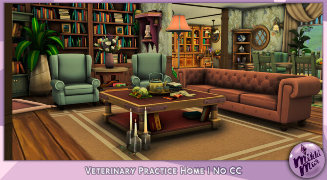 Sims 4 Veterinary Practice Home at MikkiMur
