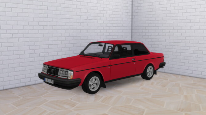 Sims 4 1982 Volvo 242 Turbo at Modern Crafter CC