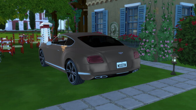Sims 4 2012 Bentley Continental GT V8 at Modern Crafter CC