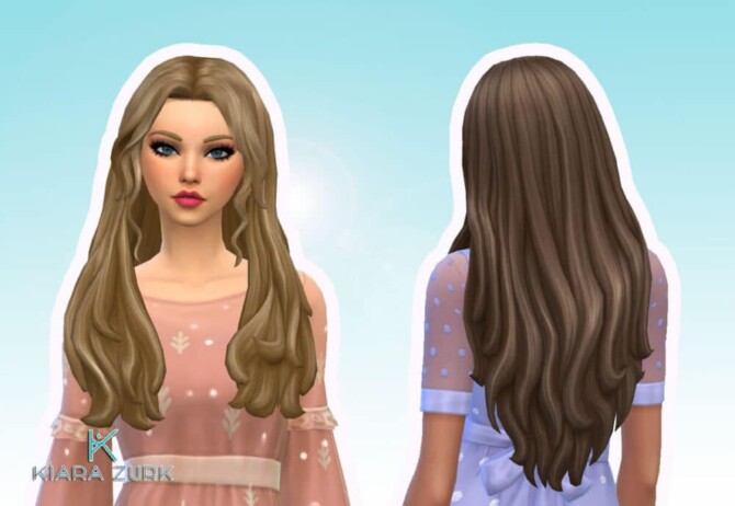 Sims 4 Zarah Hairstyle at My Stuff Origin