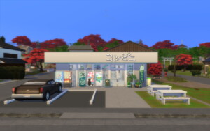 Japanese Convenient Store (Conbini) by halfasianbanana at Mod The Sims 4