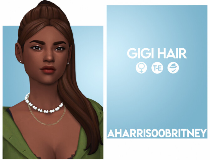 Sims 4 Gigi Hair at AHarris00Britney