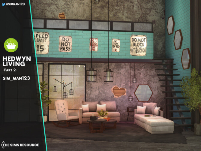 Sims 4 Hedwyn Living Room Part 2 by sim man123 at TSR