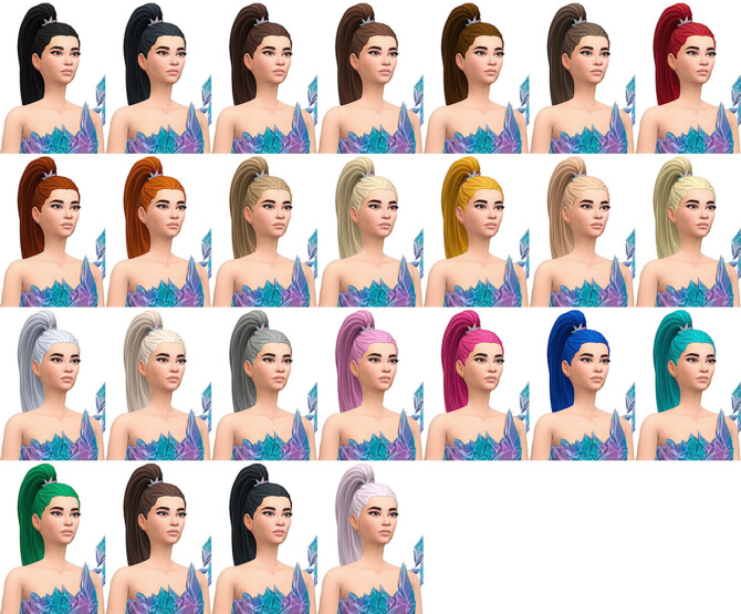 Sims 4 Ariana Grande Conversion/Edit Set at Busted Pixels