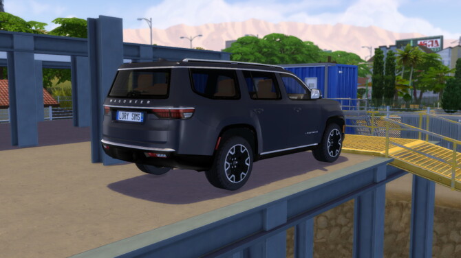 Sims 4 2022 Jeep Wagoneer at LorySims